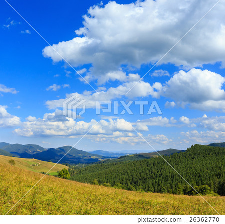 Summer Carpathian mountain view, Ukraine. Summer Carpathian mountain view, Ukraine. 26362770