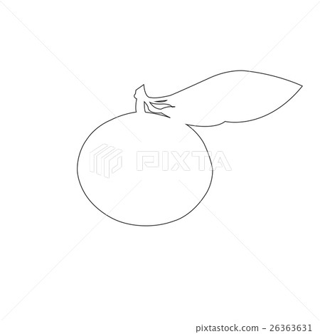 Orange Path on the white background Orange Path on the white background 26363631