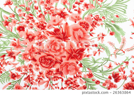 colorful retro tapestry textile pattern with flora colorful retro tapestry textile pattern with flora 26363864