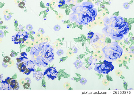 vintage style of tapestry flowers fabric pattern  26363876