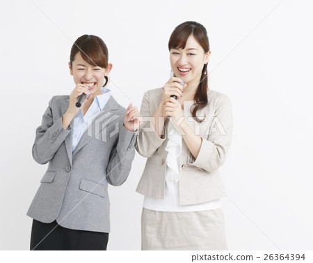 Karaoke song singing hosting entertainment music business woman women Karaoke song singing hosting entertainment music business woman women 26364394