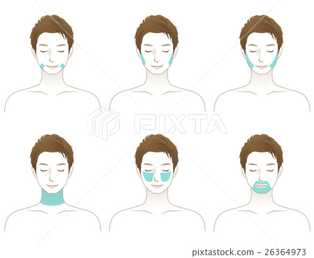 男士美容男性臉部脫毛部分 26364973