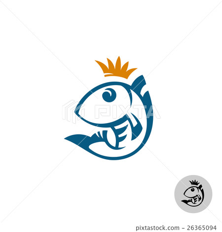 Fish logo template 26365094