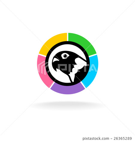 Parrot head logo 26365289