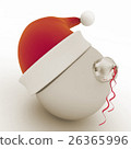 Christmas ball with Santa hat 26365996