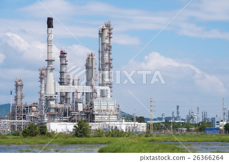 Oil Refinery factory close up, Petroleum   26366264