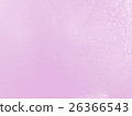 Pink water drop on glass windows background 26366543