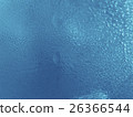 Blue water drop on glass windows background 26366544