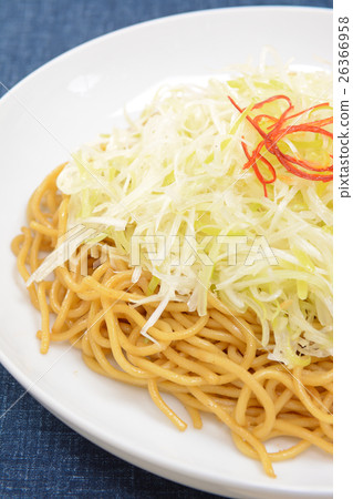 Delicious green onion salt yakisoba Delicious green onion salt yakisoba 26366958