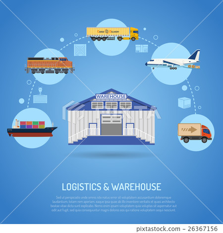 Warehouse and logistics concept 26367156