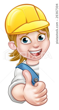 Woman Builder Carpenter Mechanic or Plumber 26367304
