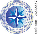 Wind Rose Blue 26368357