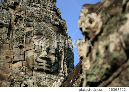 Bayon face, Angkor wat, Combodia Bayon face, Angkor wat, Combodia 26368522