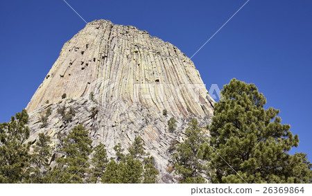 Devils Tower, top attraction in Wyoming State, USA Devils Tower, top attraction in Wyoming State, USA 26369864