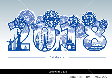 Vector of Oriental Style Number 2018. Vector of Oriental Style Number 2018. 26370074