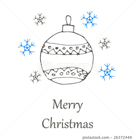 vector Christmas and new year hand drawn seamles vector Christmas and new year hand drawn seamles 26372449