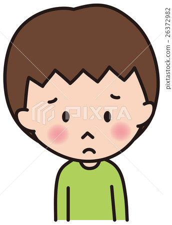 People facial disappointment Boys - Stock Illustration [26372982] - PIXTA