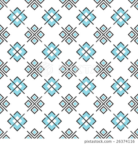 Abstract seamless pattern with geometric elements Abstract seamless pattern with geometric elements 26374116