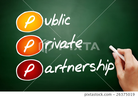 Hand drawn PPP - Public-private partnership 26375019