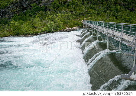 Kjosfossen waterfall dam, Norway Kjosfossen waterfall dam, Norway 26375534