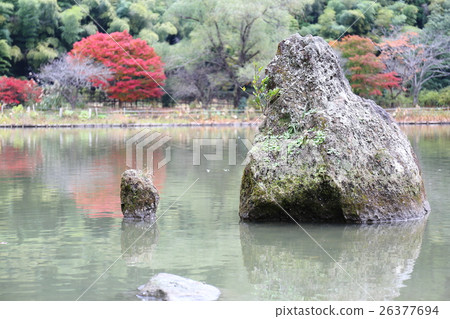 淨土地花園的歷史遺址Shirahama Amidado邊界秋天 -  2016年 26377694