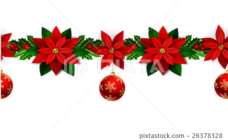 Seamless Christmas borders Seamless Christmas borders 26378328