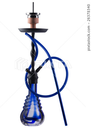 Modern hookah isolated on white background 26378340