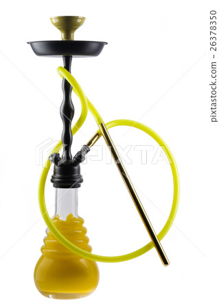 Modern hookah isolated on white background 26378350