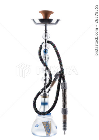 Modern hookah isolated on white background Modern hookah isolated on white background 26378355