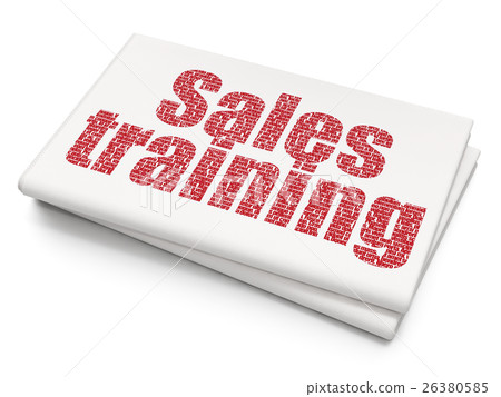 Marketing concept: Sales Training on Blank Marketing concept: Sales Training on Blank 26380585