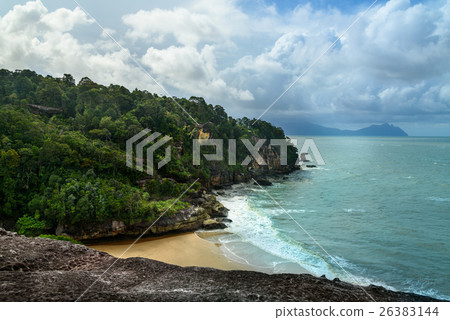 View on the beach in Bako National Park View on the beach in Bako National Park 26383144