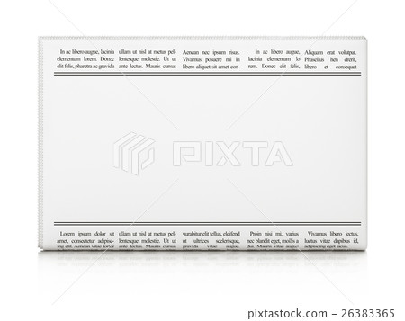 News concept: newspaper with International News 26383365