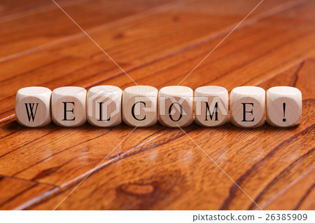 WELCOME Word Concept 26385909