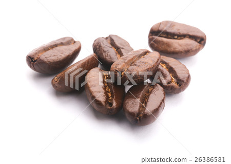 Coffee Beans On White 26386581
