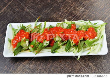 Okra salad Okra salad 26386636