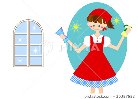 Woman cleaning Woman cleaning 26387688