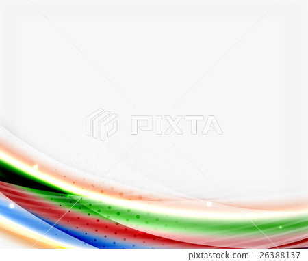 Colorful modern wave line, business abstract 26388137