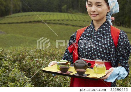 茶女孩茶具 26390453