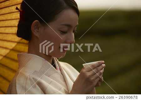 日本茶圖像 26390678