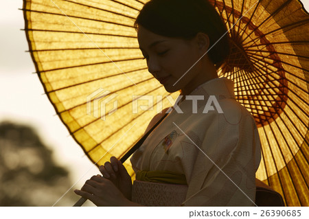 和服女性肖像 26390685
