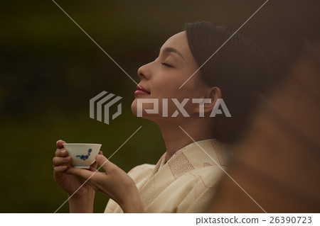 日本茶圖像 26390723