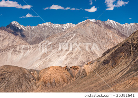 Himayalan range landscape view in Ladakh, India. 26391641