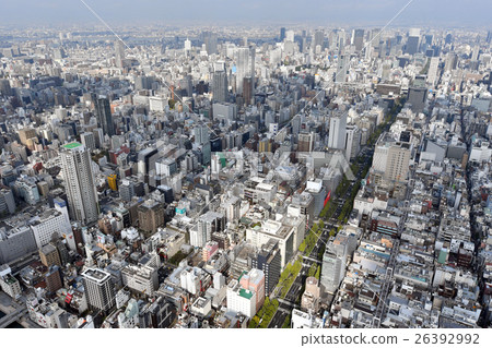 Aerial view of Osaka city Aerial view of Osaka city 26392992