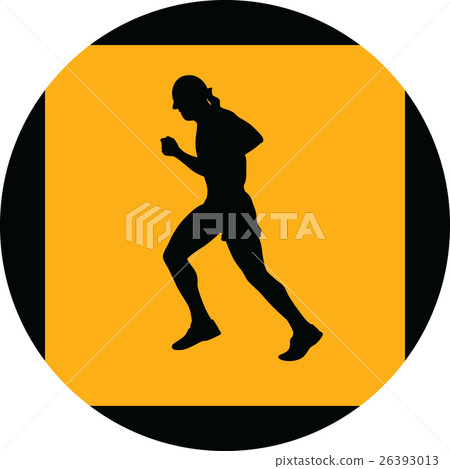 runner silhouette vector runner silhouette vector 26393013