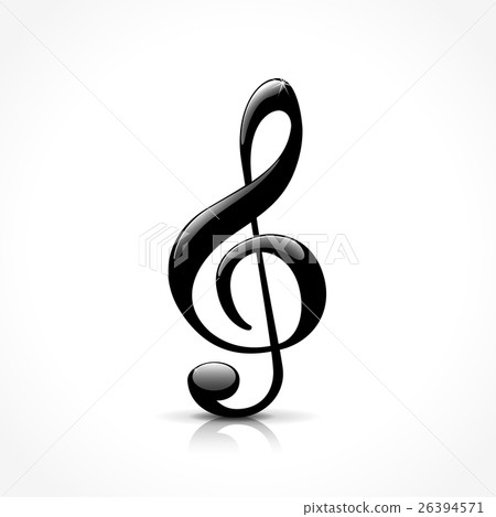 treble clef icon 26394571