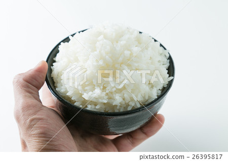 Huge bowl rice white back Huge bowl rice white back 26395817