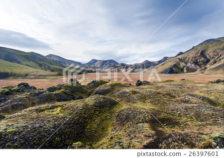 Valley National Park Landmannalaugar in Iceland 26397601