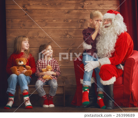 kids and Santa Claus kids and Santa Claus 26399689