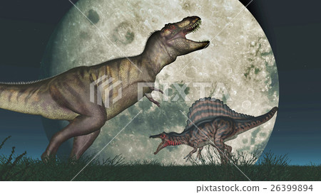 Tyrannosaurus Rex and Spinosaurus Tyrannosaurus Rex and Spinosaurus 26399894