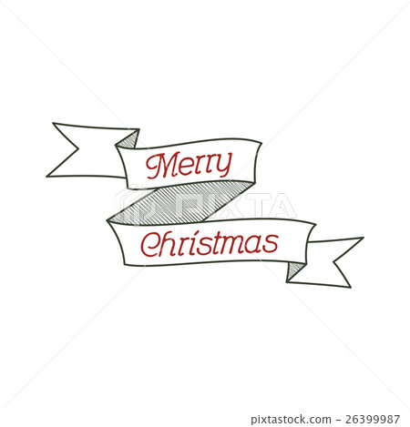 Happy Christmas typography wish sign. Vector Happy Christmas typography wish sign. Vector 26399987